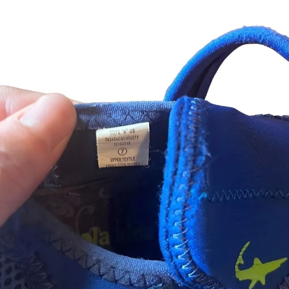 ‎Koala Kids GUC Blue Swim Shoes Sz Toddler 7